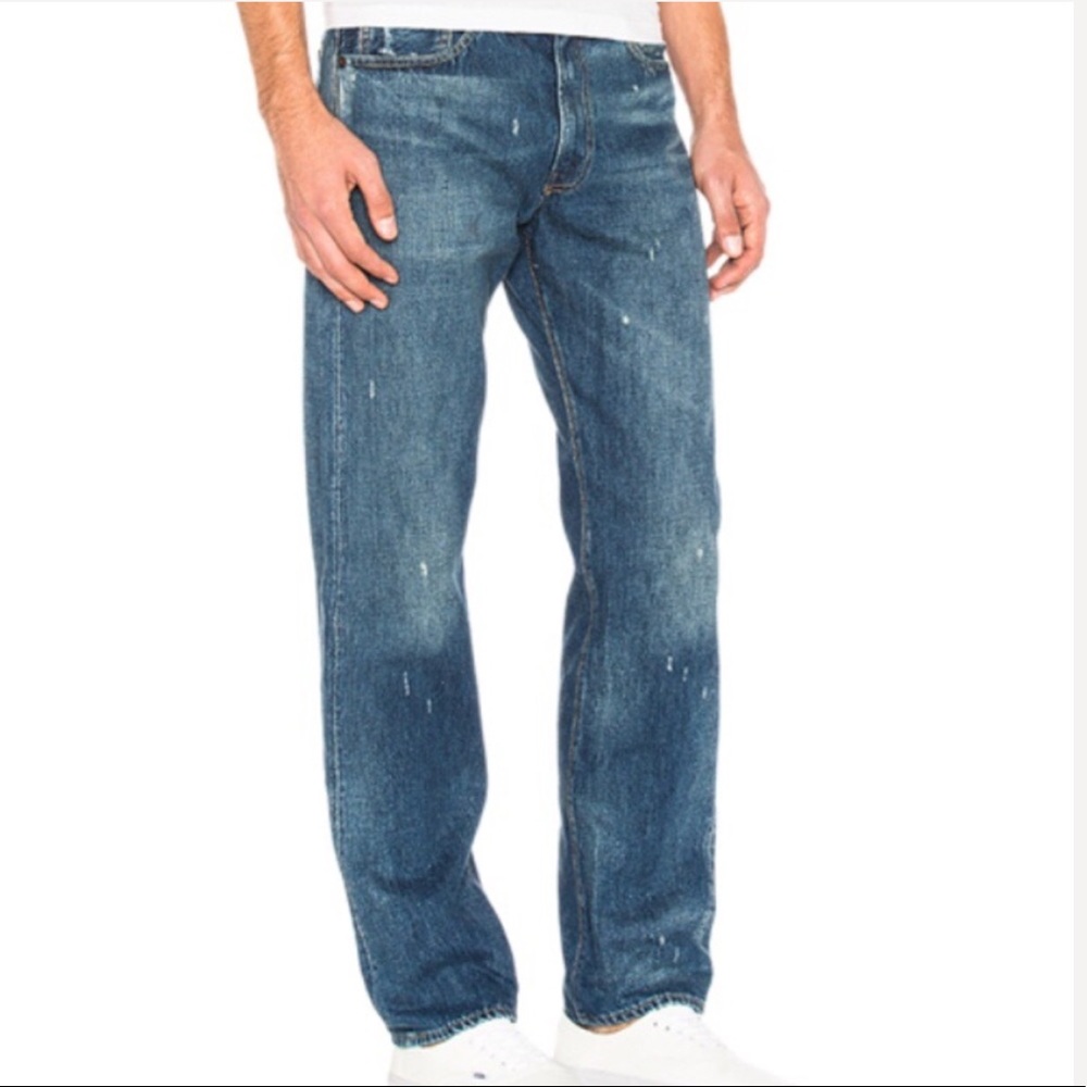 Levi’s 1954 501 Distressed Boot Cut Jeans 27W 32L